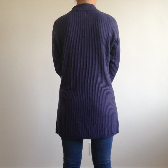 Conviction Sport - Dark Purple Sweater Dress - Picture 6 of 11
